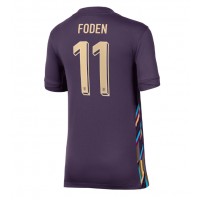 Dámy Fotbalový dres Anglie Phil Foden #11 ME 2024 Venkovní Krátký Rukáv